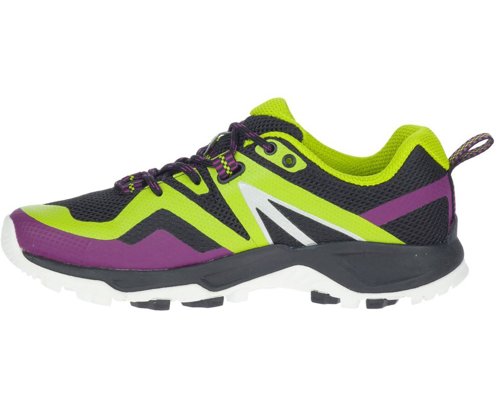 Merrell Hiking Shoes Black/Green - MQM Flex 2 - Womens 39NBRAOPY
